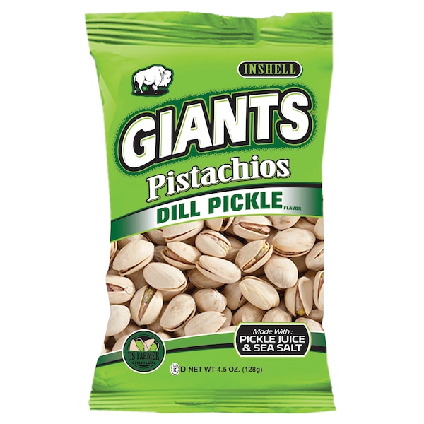 Giant Snack Giants Pistachios Dill Pickle 4.5 oz., PK8 51650 - main
